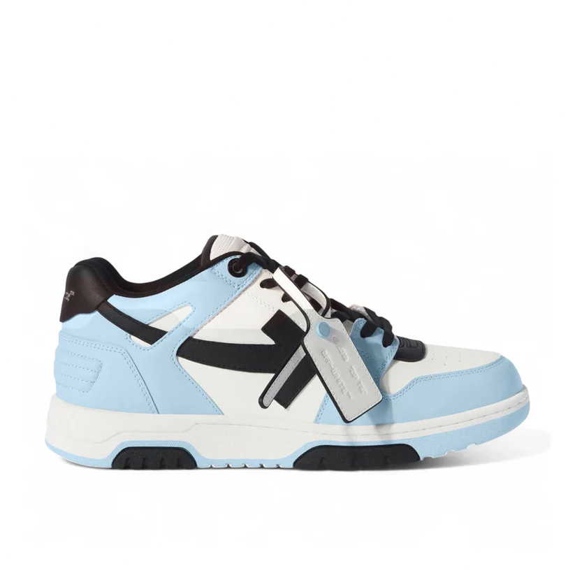 Pantofi Sport Off-White Out Of Office Low Light Blue Black OMIA189F24LEA0054010