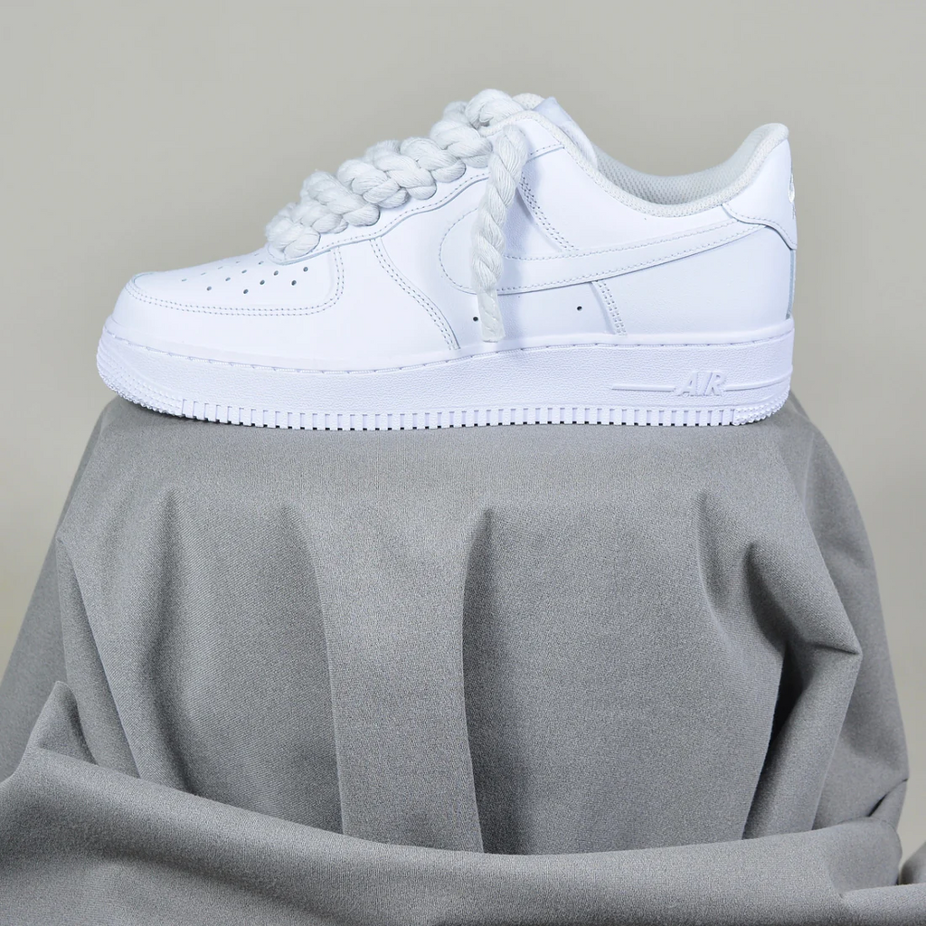 Pantofi Sport Nike Air Force 1 Low Custom Triple White