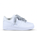 Pantofi Sport Nike Air Force 1 Low Custom Rope Laces Grey