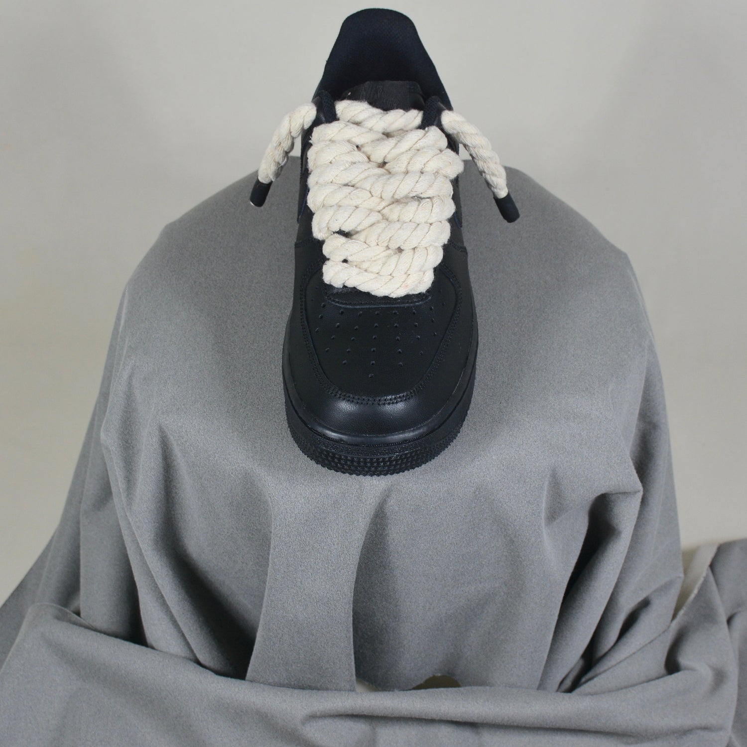  Air Force 1 Low Custom Rope Laces Black Beihe