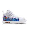Pantofi Sport Nike Air Force 1 Mid x Off-White Grafitti Multicolor Alb-Albastru