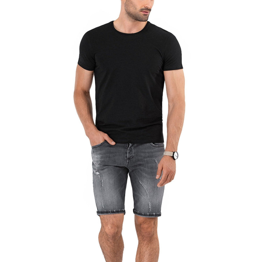 Blugi Scurti Denim Slim-Fit