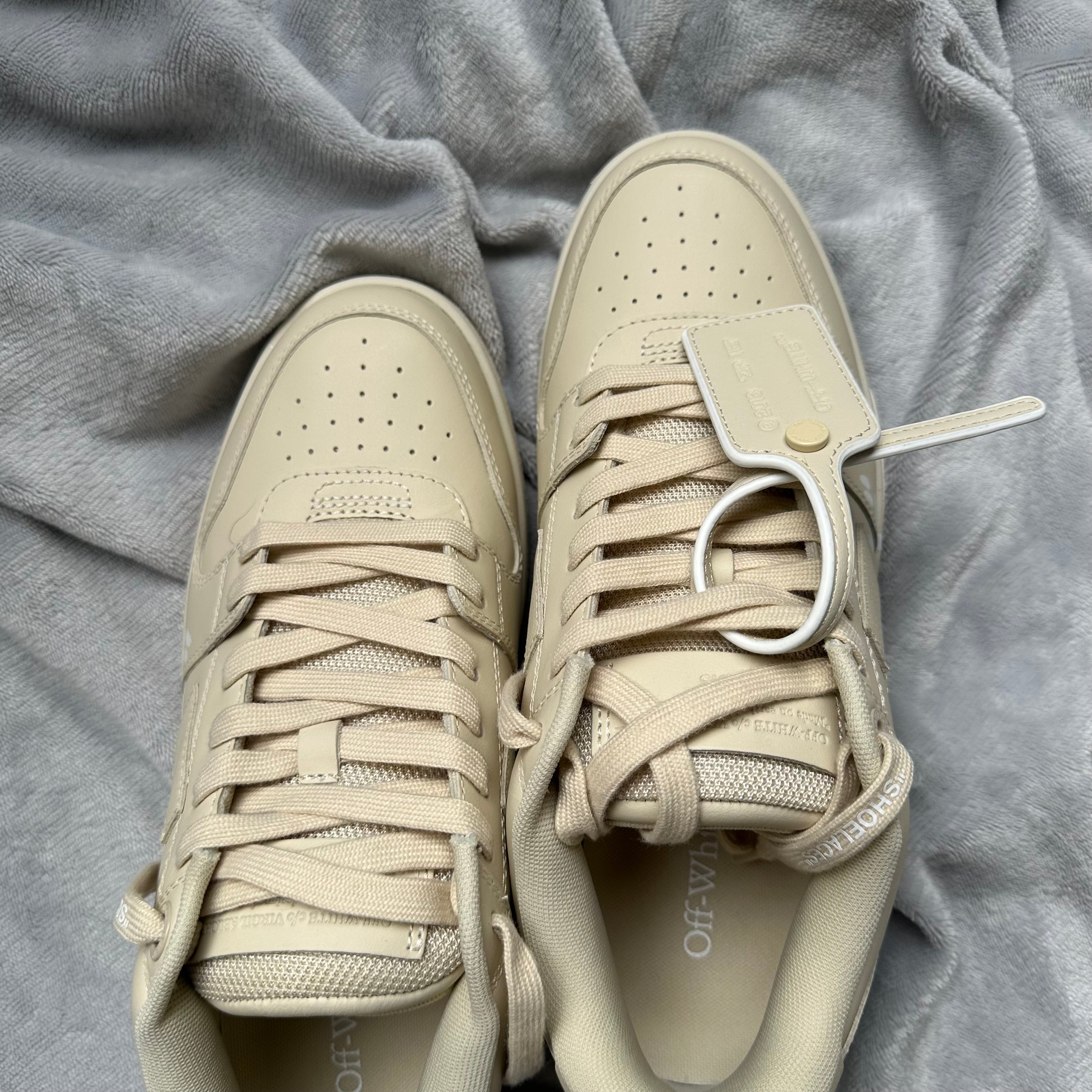 Pantofi Sport Off-White Out Of Office Low Beige For Walking OWIA259F24LEA0066101