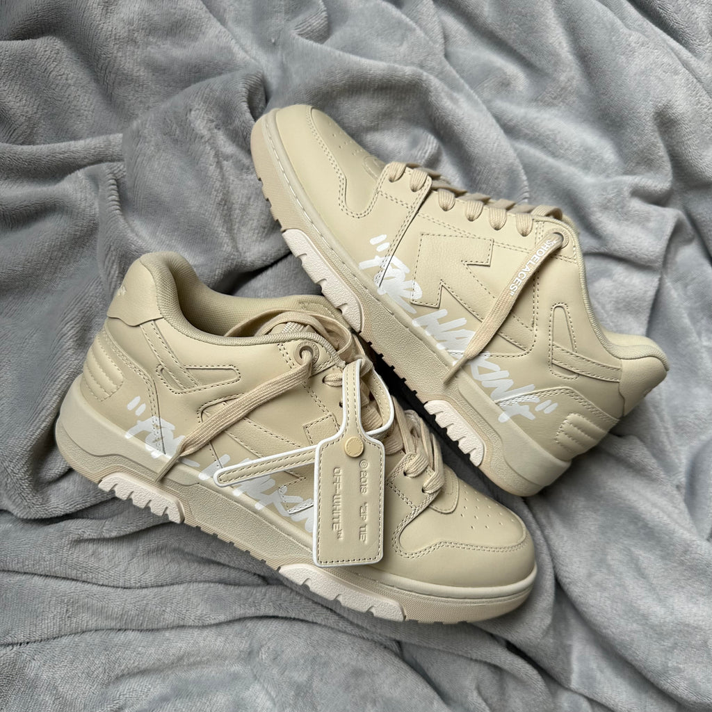 Pantofi Sport Off-White Out Of Office Low Beige For Walking OWIA259F24LEA0066101