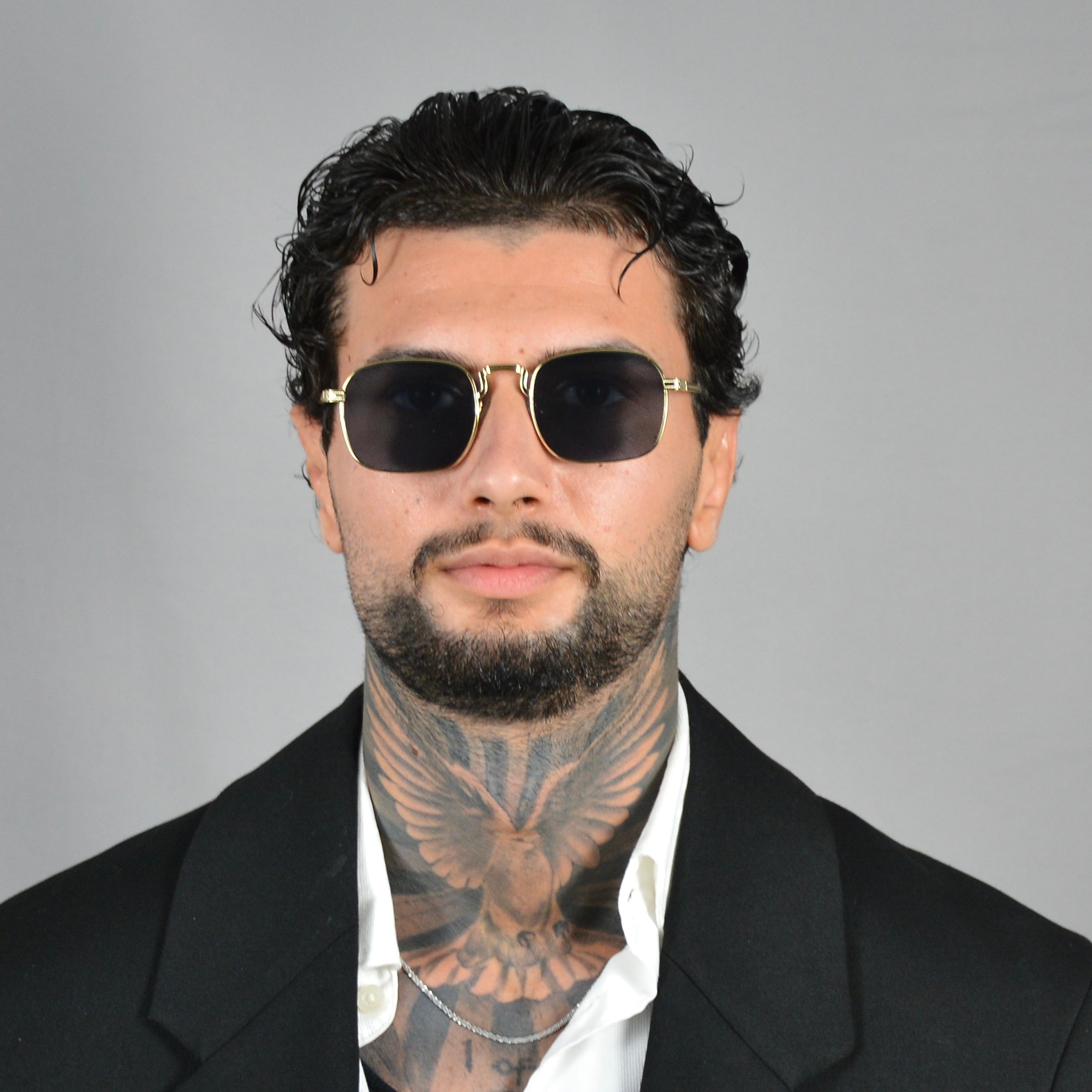Ochelari de Soare Aviator Rotunzi Gold Unisex