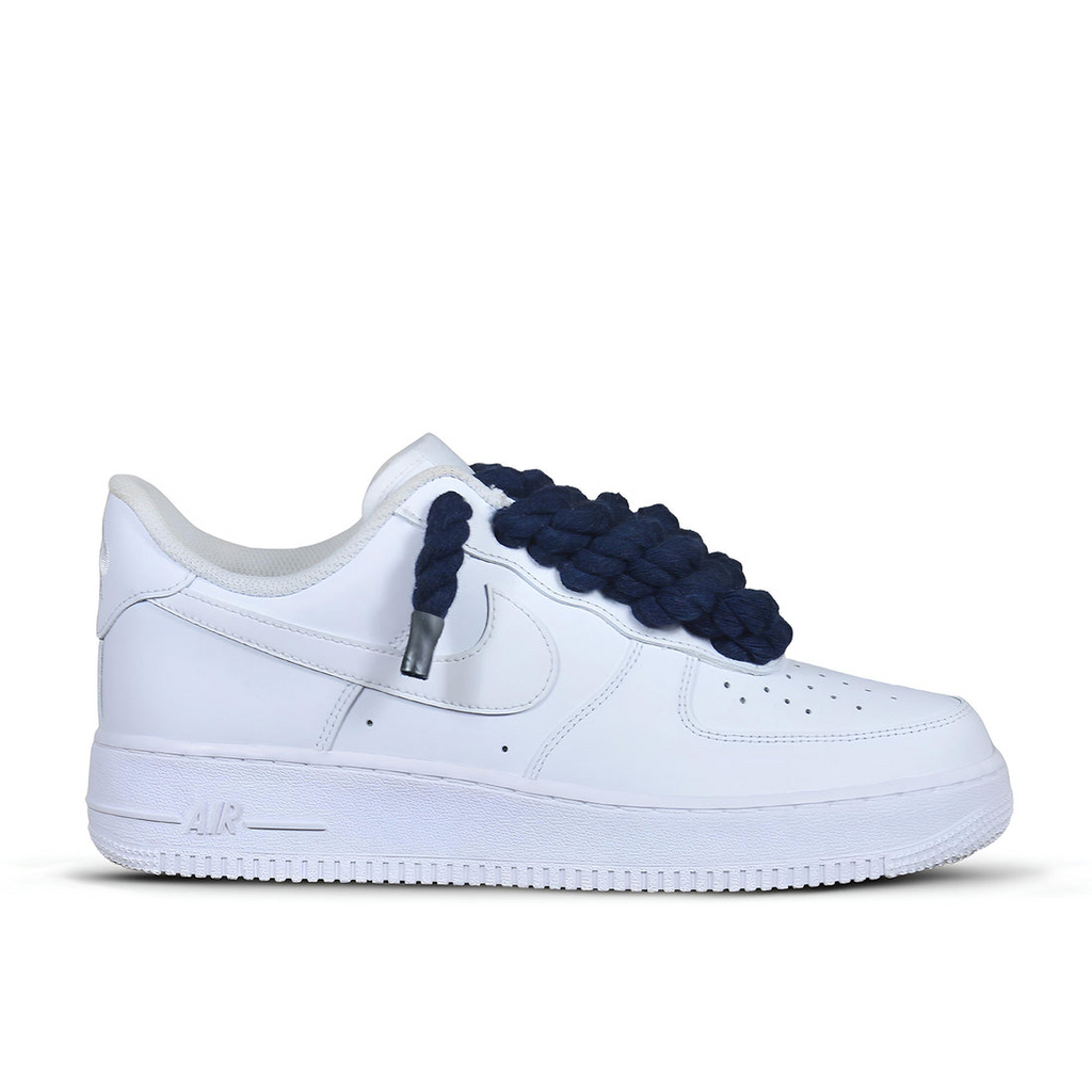 Pantofi Sport Nike Air Force 1 Low Custom Rope Laces Navy