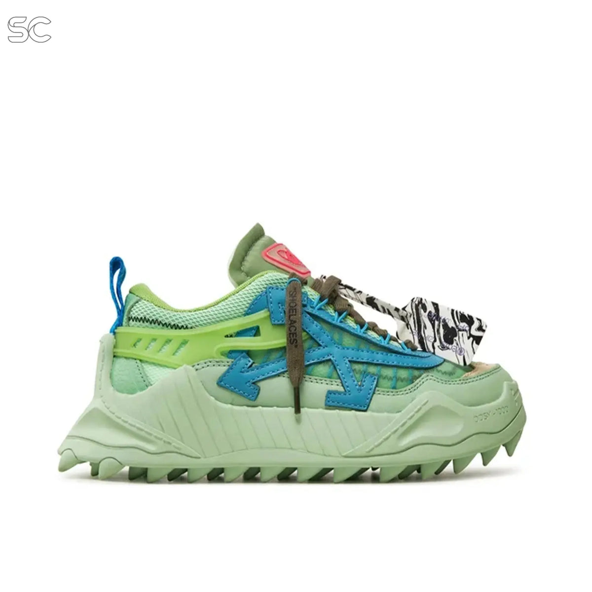 Pantofi Off-White Odsy-1000 Verde OWIA180F21FAB0025045