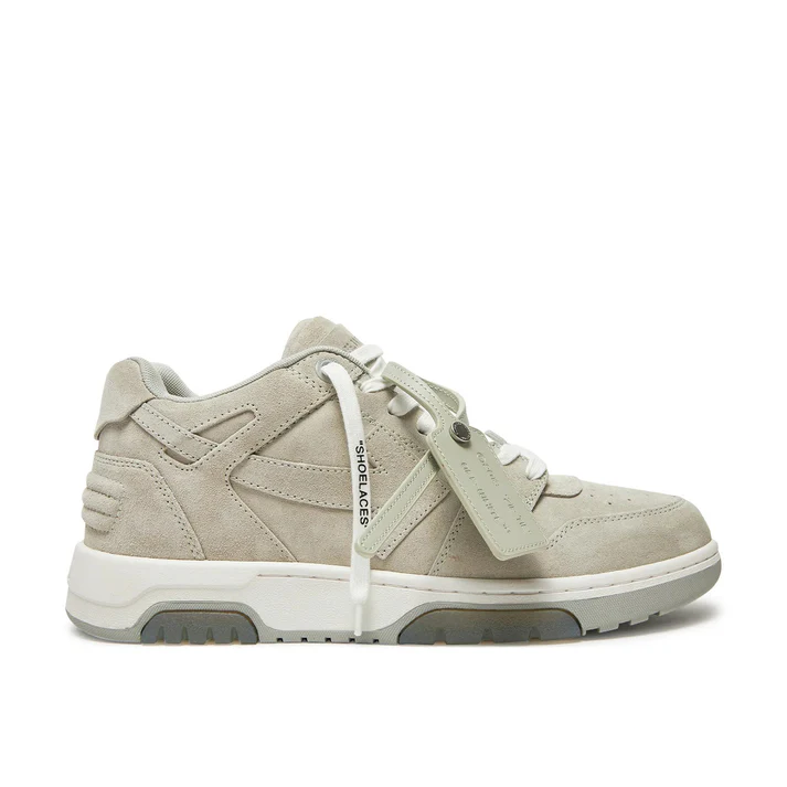 Pantofi Sport Off-White Out Of Office Low Suede Stone Grey