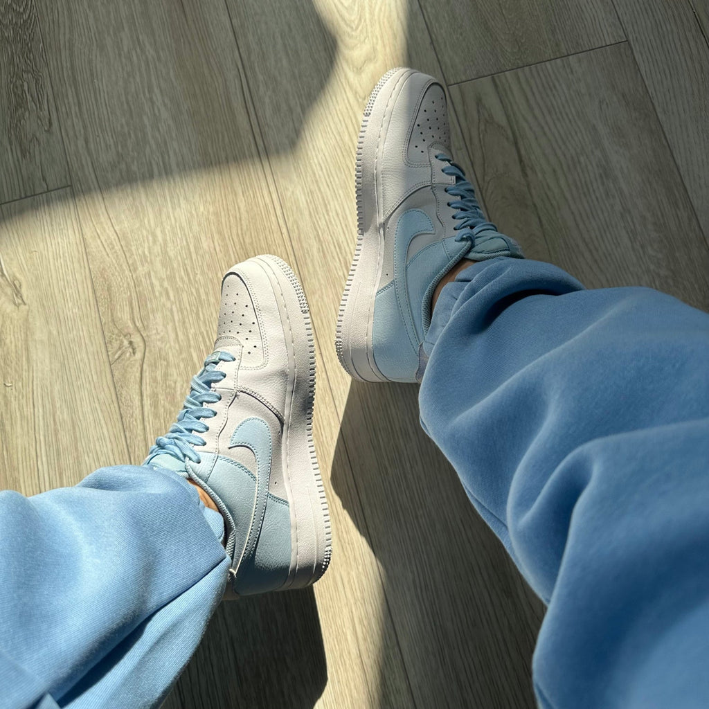 Pantaloni Sport-Casual Albastru Baby-blue