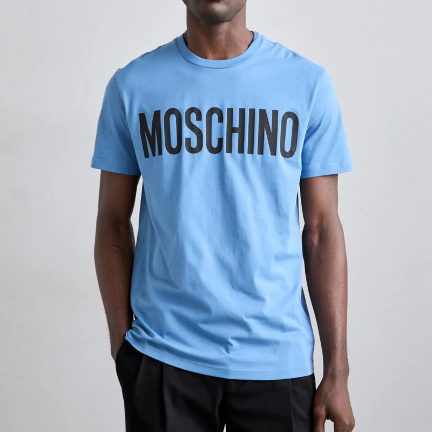 Tricou Moschino Couture Albastru Fantasia Azzurro