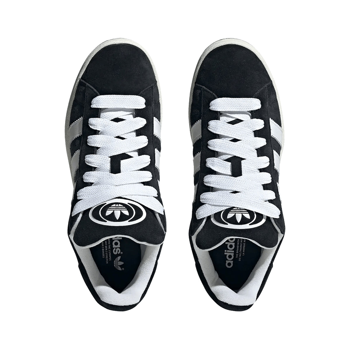 Pantofi Sport Adidas Campus 00 Black White Gum HQ6638