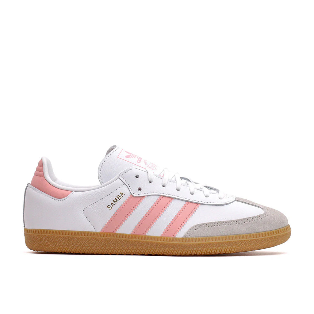 Pantofi Sport Adidas Samba Og White Coral Pink JP5480