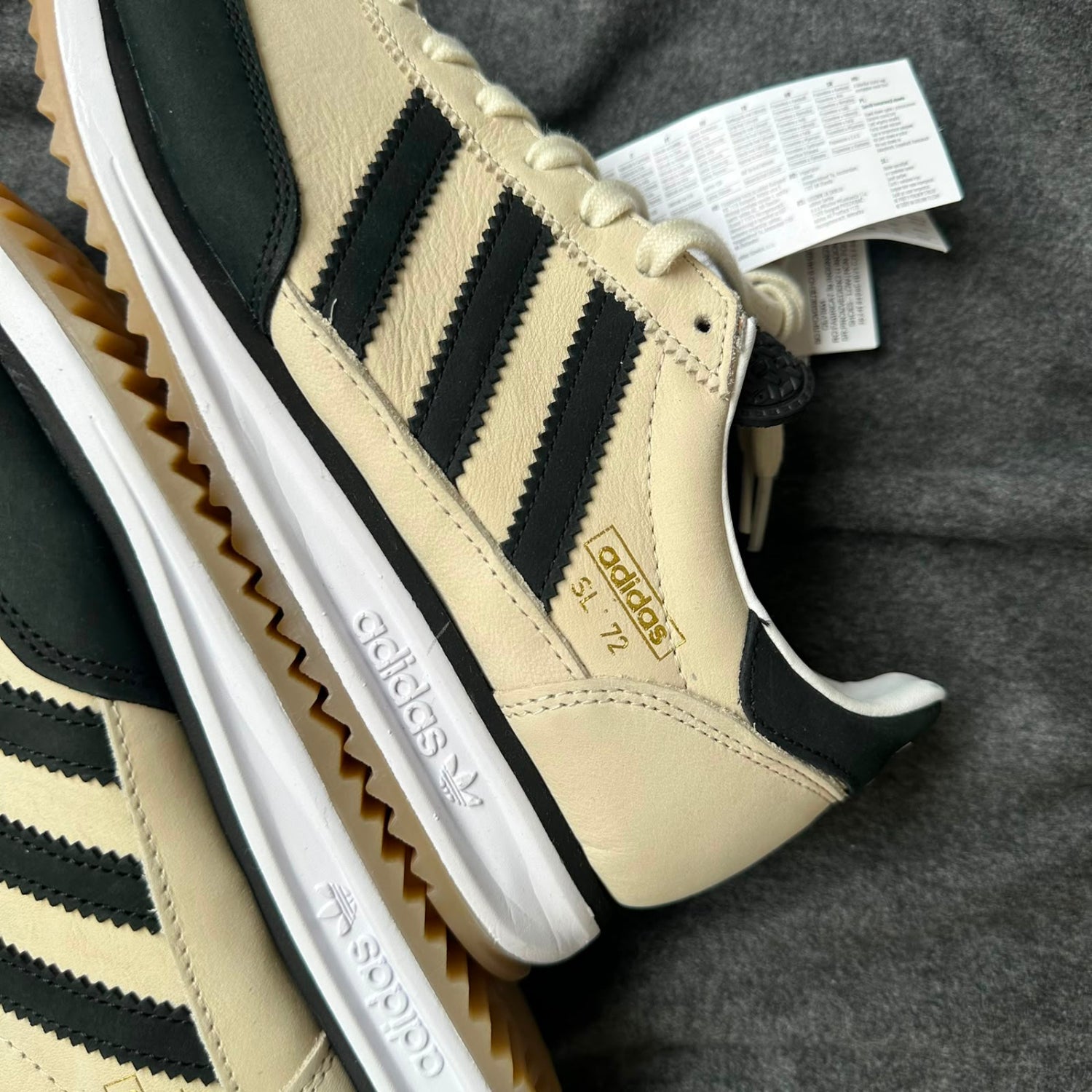 Pantofi Sport Adidas SL 72 Beige Black JR8848