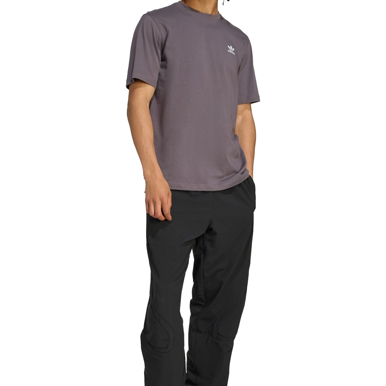 Tricou Adidas Trefoil Essentials Mauve Grey JV5936