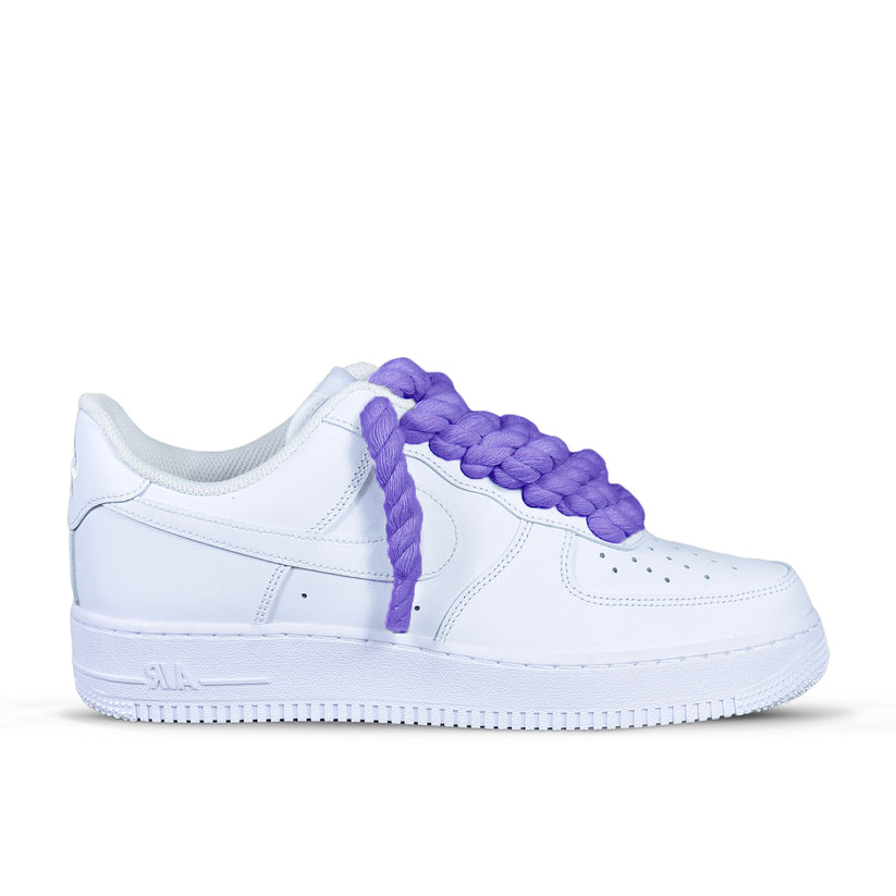 Pantofi Sport Nike Air Force 1 Low Custom Rope Laces Purple