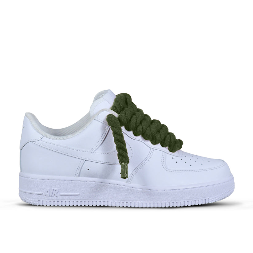 Pantofi Sport Nike Air Force 1 Low Rope Laces Oil Green