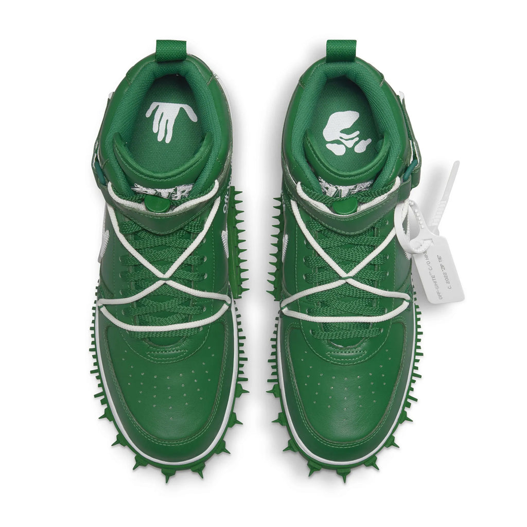 Pantofi Sport Nike Air Force 1 Mid x Off-White Pine Green DR0500-300