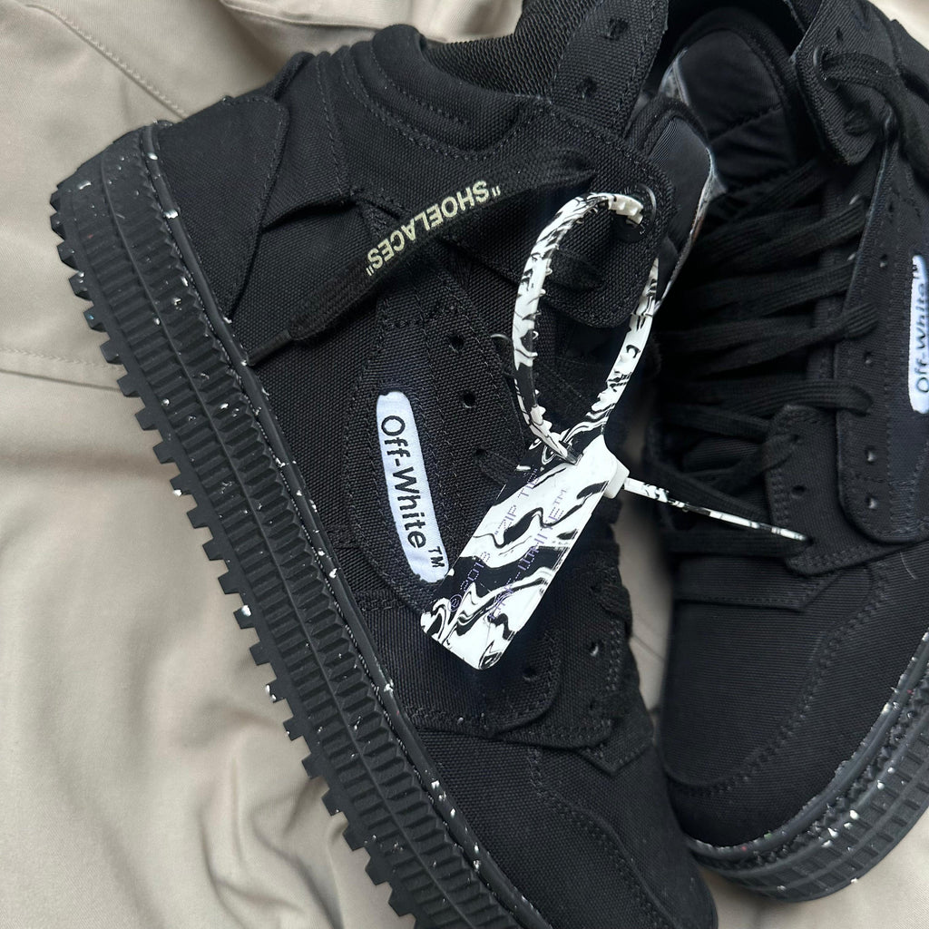Pantofi Sport Off-White Off-Court 3.0 Black Canvas OMIA065F21FAB0011010