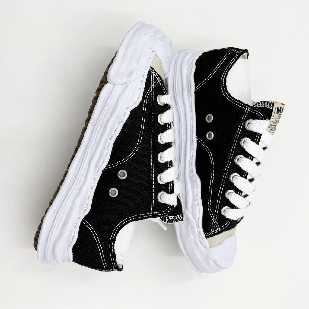 Pantofi Sport Maison Mihara Yasuhiro OG Sole Canvas Low Hank Black A05FW702