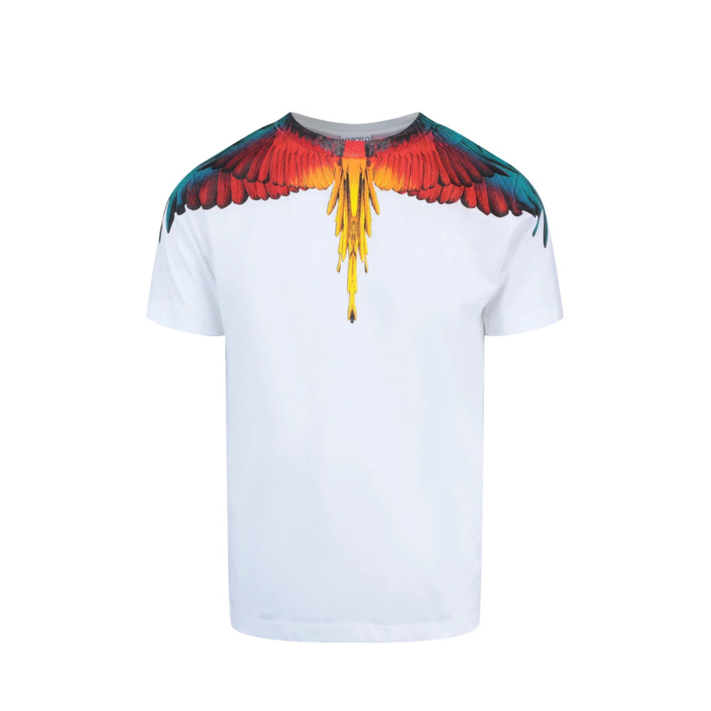 Tricou Marcelo Burlon White-Multicolor Red CMAA018S22JER001