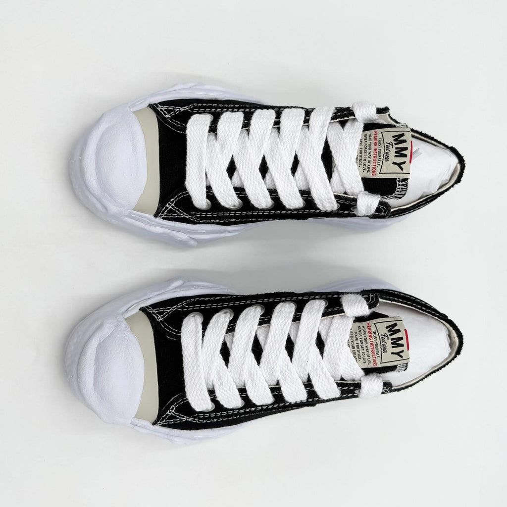 Pantofi Sport Maison Mihara Yasuhiro OG Sole Canvas Low Hank Black A05FW702