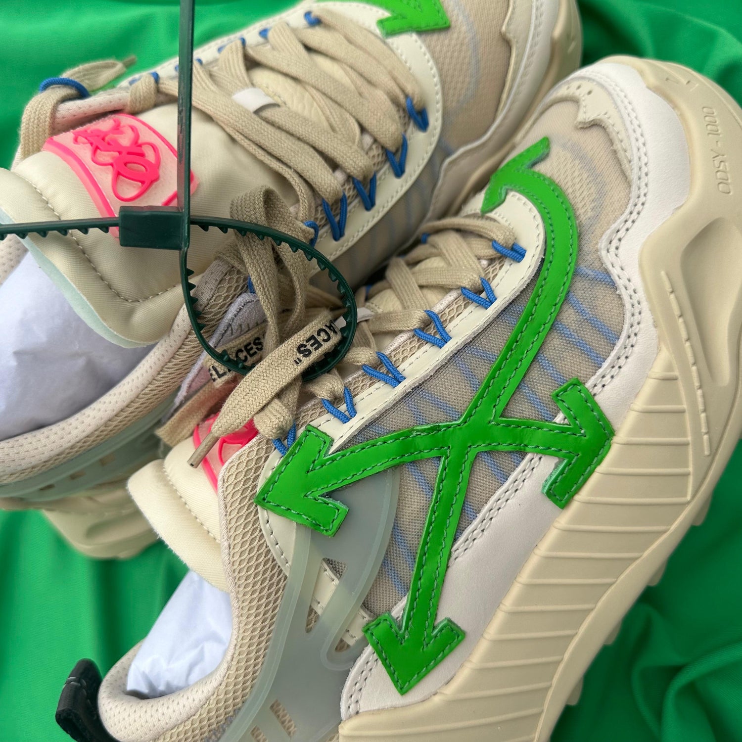 Pantofi Sport Off-White Odsy-1000 Bej Verde