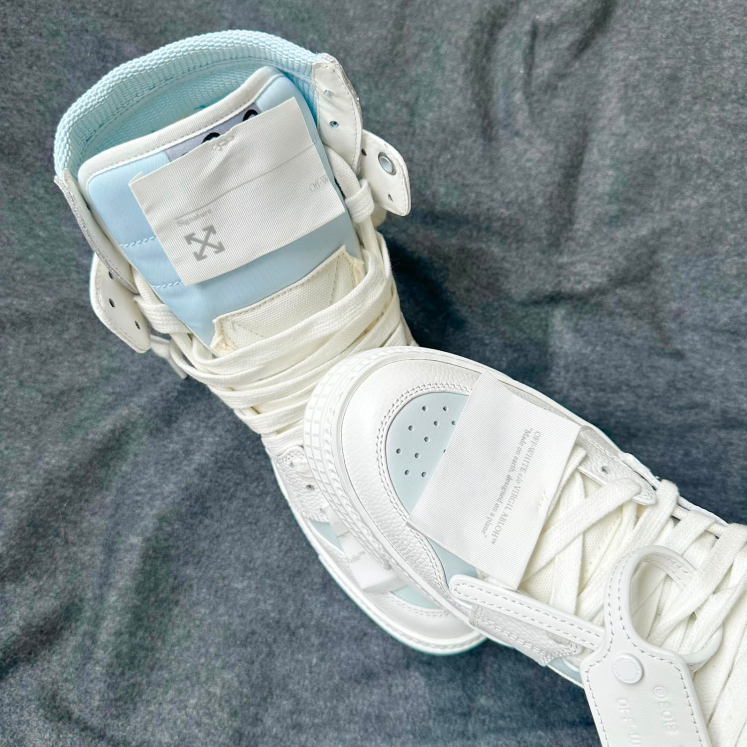 Pantofi Sport Off-White Off-Court 3.0 Ice Blue OMIA065S25LEA0050104