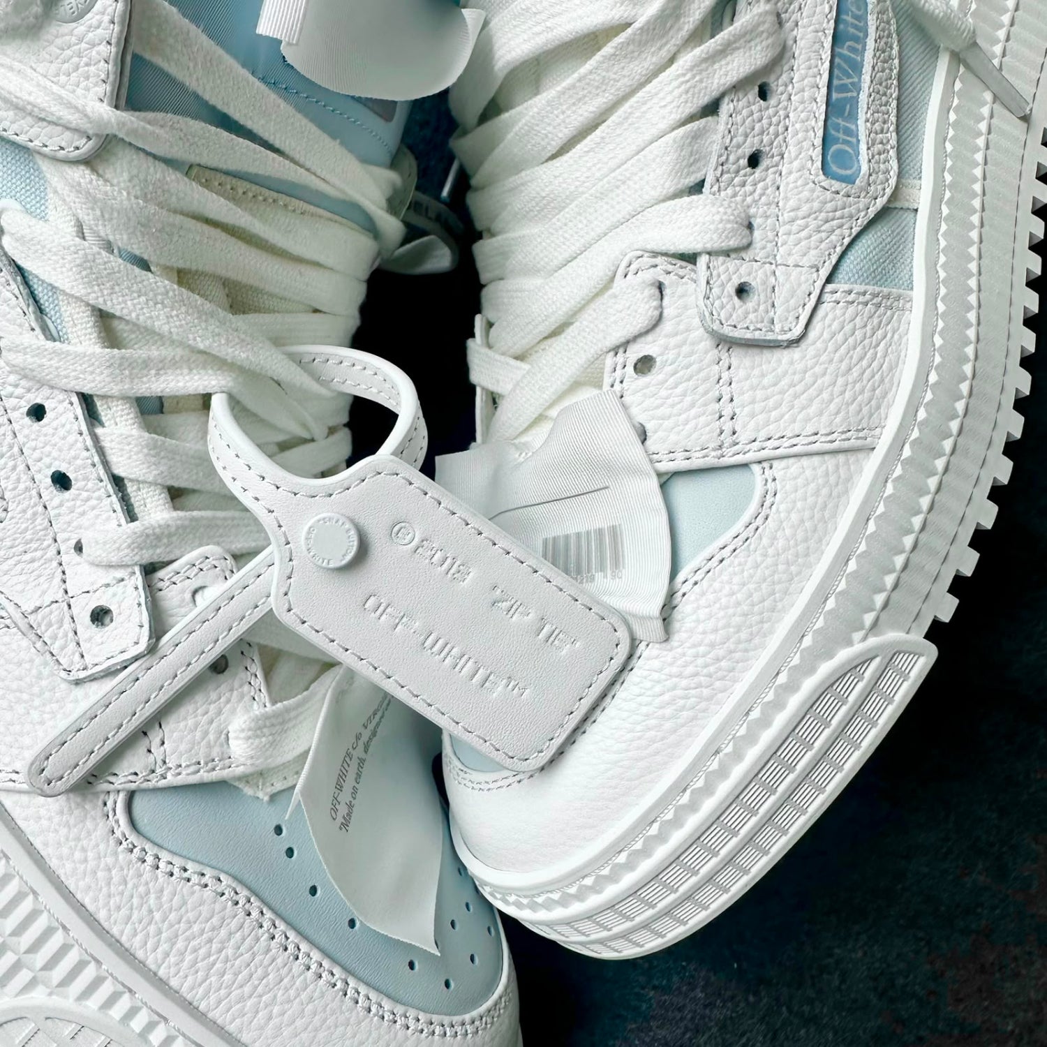 Pantofi Sport Off-White Off-Court 3.0 Ice Blue OMIA065S25LEA0050104