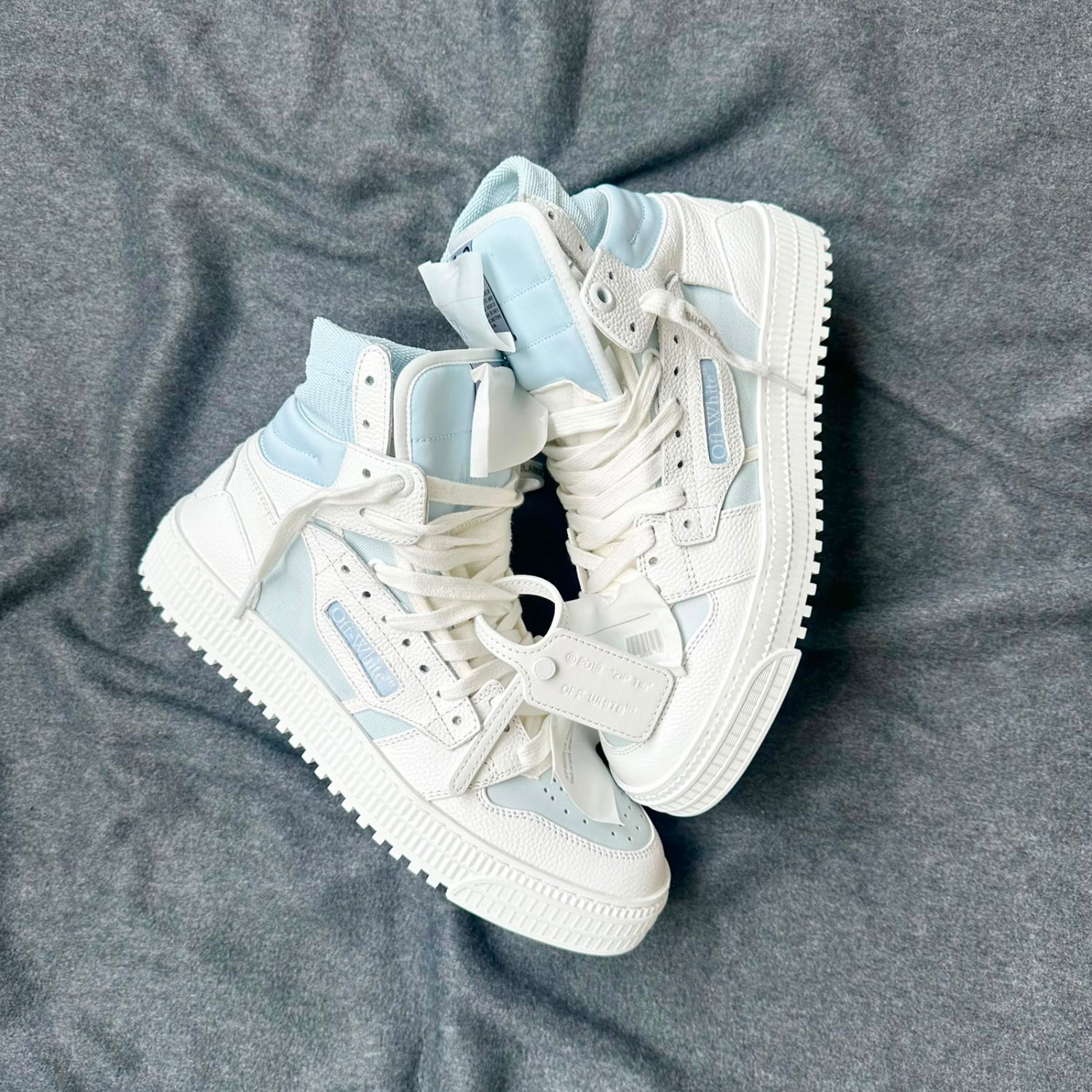 Pantofi Sport Off-White Off-Court 3.0 Ice Blue OMIA065S25LEA0050104