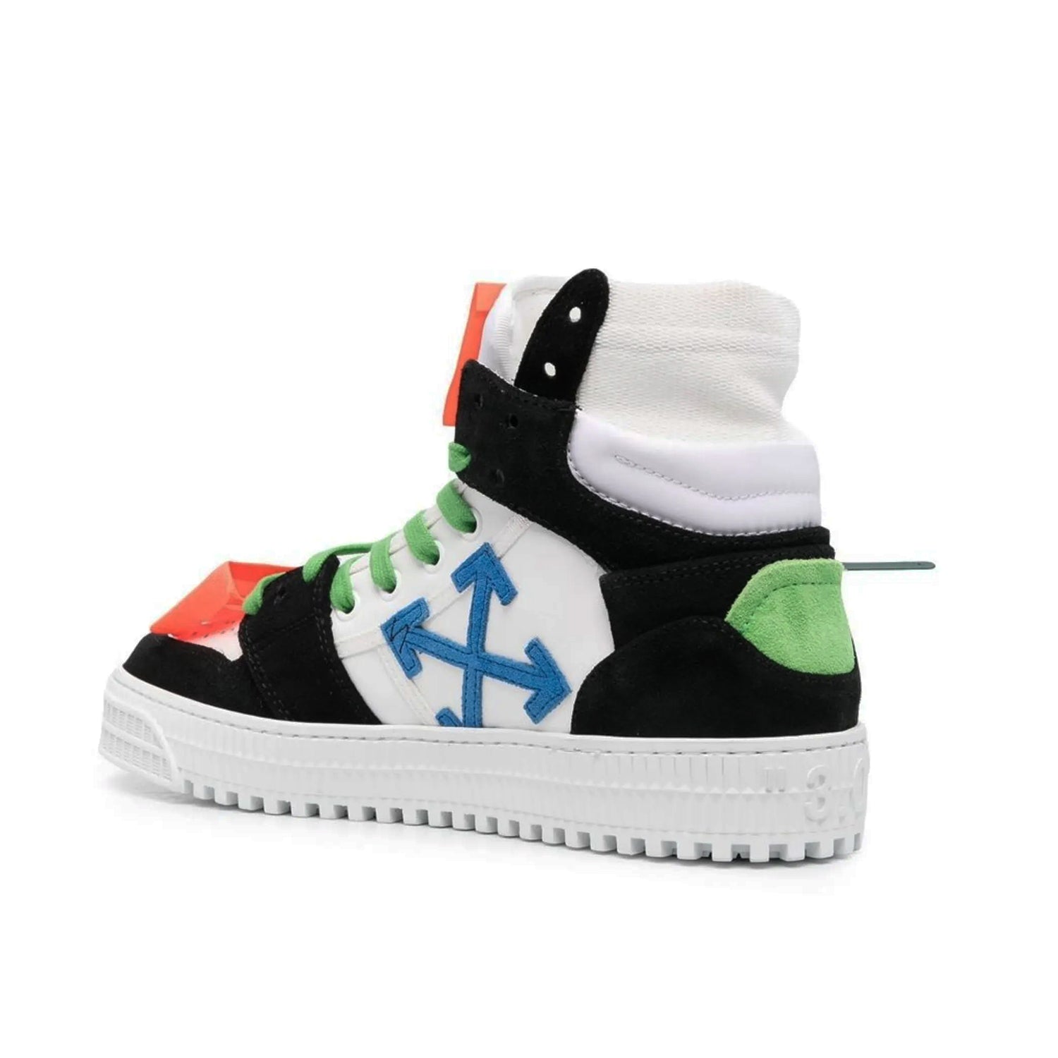 Pantofi Sport Off-White Off-Court 3.0 Black White Green OMIA065S22LEA0040155