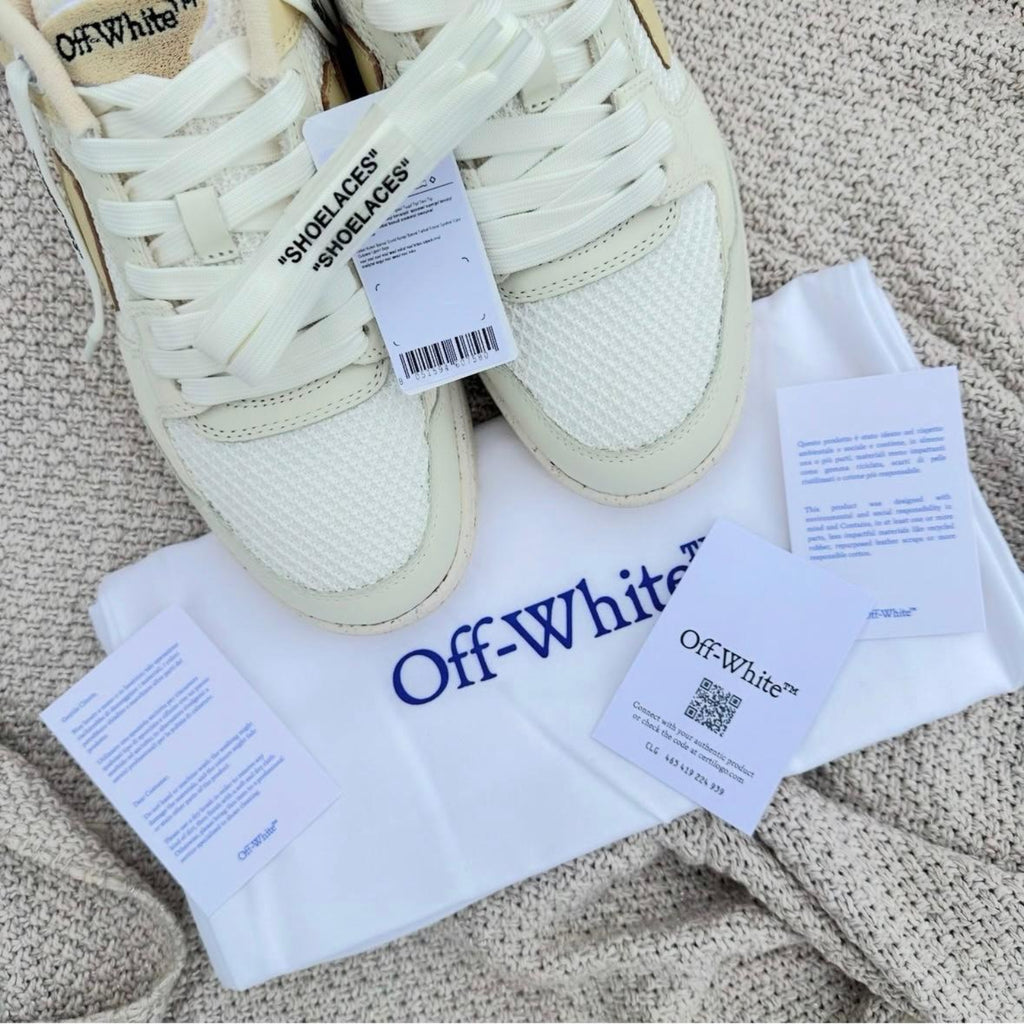 Pantofi Sport Off-White Out Of Office Low Bej- Cream White