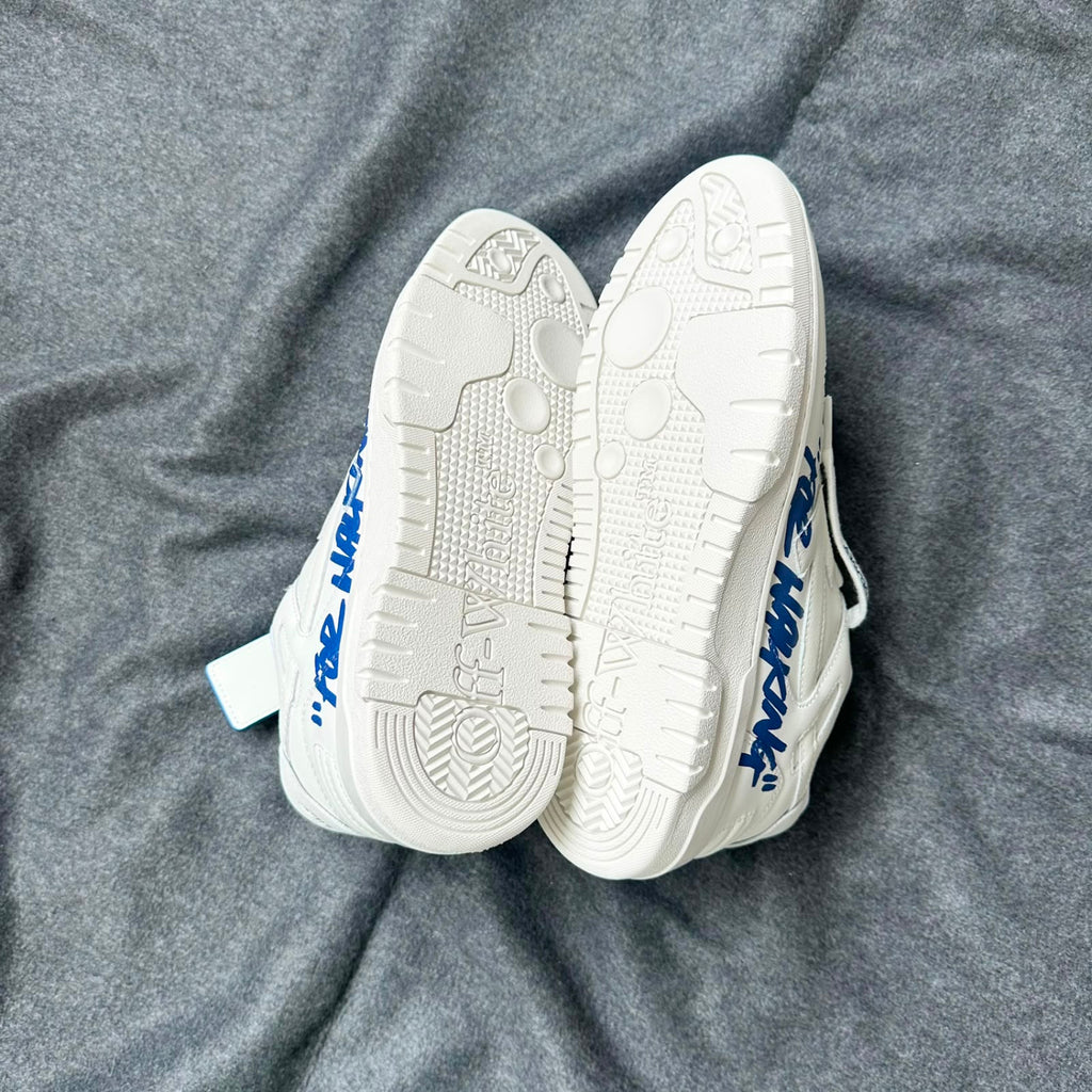 Pantofi Sport Off-White Out Of Office For Walking White Blue OMIA189F24LEA0060145