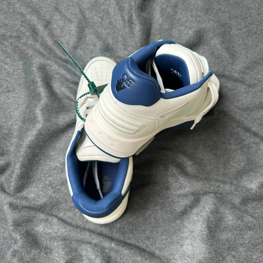 Pantofi Sport Off-White Out Of Office For Staff Only Navy Blue OMIA189T21LEA0010145