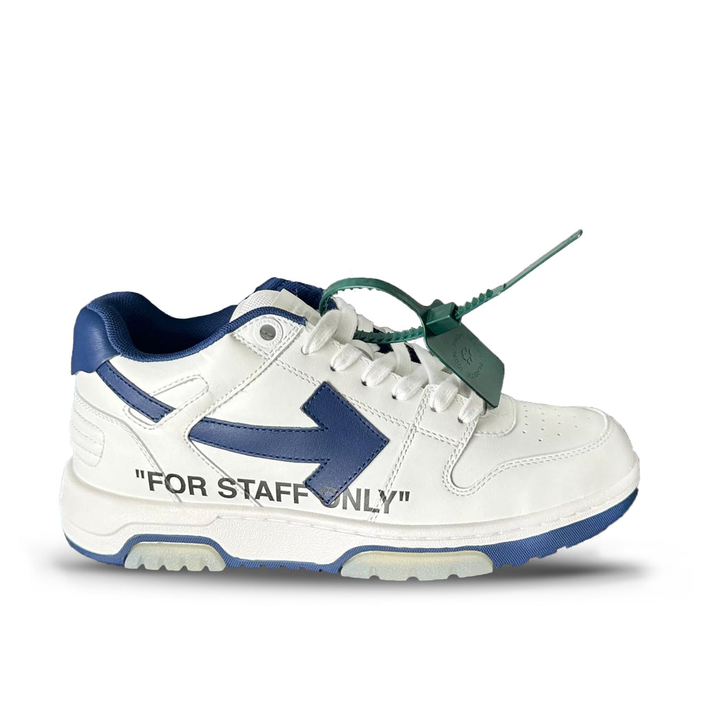 Pantofi Sport Off-White Out Of Office For Staff Only Navy Blue OMIA189T21LEA0010145