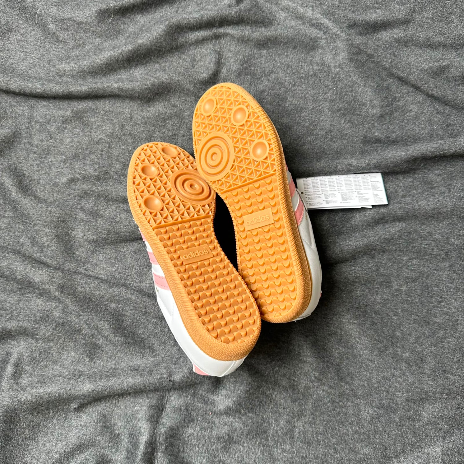 Pantofi Sport Adidas Samba Og White Coral Pink JP5480