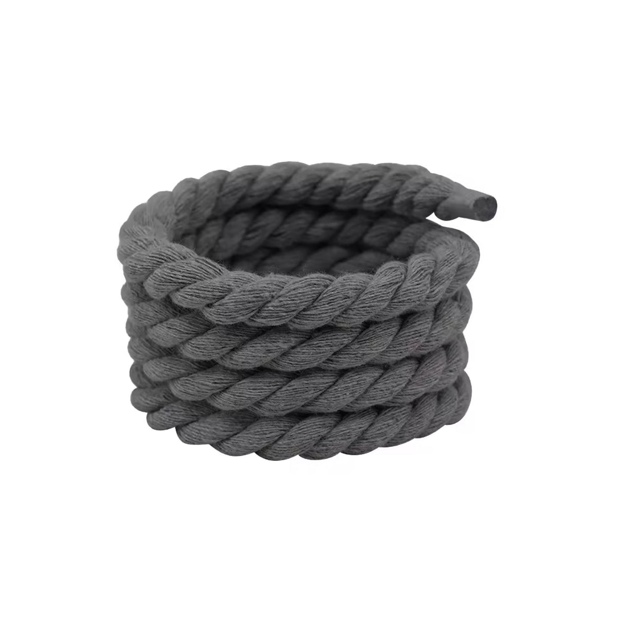 Sireturi grose-Rope Laces 10 mm pentru custom-ul Nike Air Force 1 Low Dark Grey