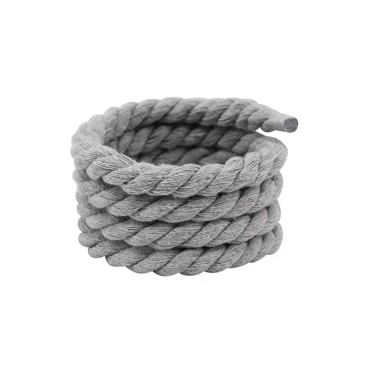Sireturi grose-Rope Laces 10 mm pentru custom-ul Nike Air Force 1 Low Grey