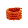 Sireturi grose-Rope Laces 10 mm pentru custom-ul Nike Air Force 1 Low Orange