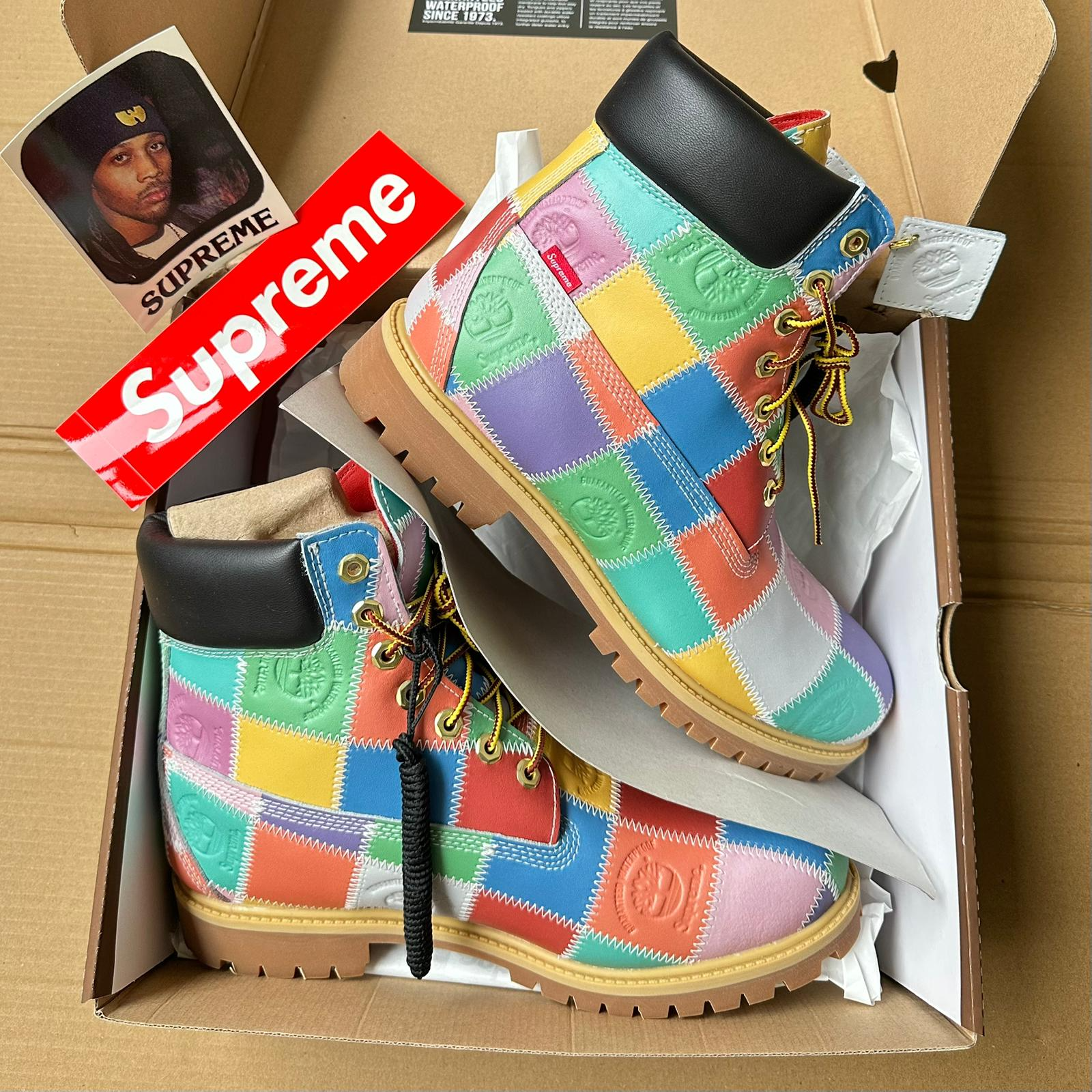 Ghete Sport Supreme x Timberland 6 Inch Patchwork - Multi-Color TB0A5TBZ-A6B
